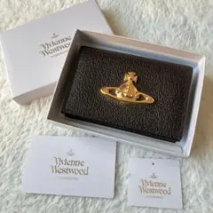 新品未使用✨ヴィヴィアンウエストウッド レザー カードケース オーブ