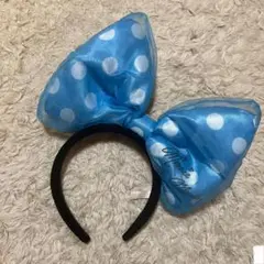 ディズニー カチューシャ ミニー 青