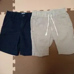 H&M baby Gap 110ハーフパンツ 2枚セット