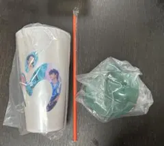 ミセス映画ドリンクカップホルダーストロー付き未開封未使用品