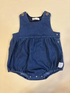 デニム ロンパース