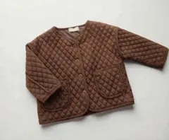 ブラウン キルティングジャケット