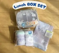 未開封品!!お弁当箱おしぼりセットお弁当袋　lunch BOXランチ遠足準備
