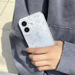 lattice スターラメスマホケース ホワイト iPhone16のサムネイル