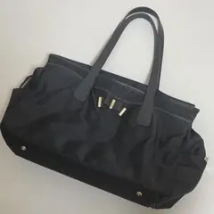 ナイロン　トートバッグ　ブラック
