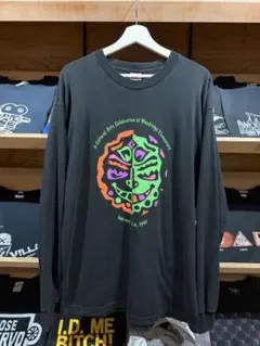 90s old Mexico azteca マヤ暦 太陽の石 ロンT 長袖T - メルカリ