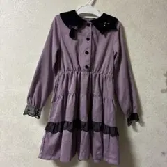 アクシーズファムキッズ ワンピース130ネコ襟