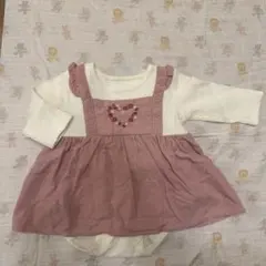 今日限定お値下げ!mamaraku ロンパース・カバーオール ピンクとホワイト