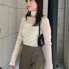 Little$uzie / Sheer Switching Bra Top - メルカリ