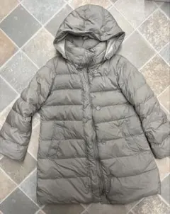 ユニクロ UNIQLO ロングダウン　Lサイズ　ベージュ