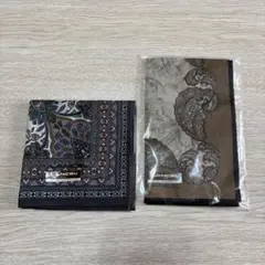 LANCEL ペイズリー ハンカチ 2枚セット