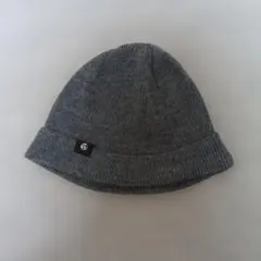 ポールスミス　グレー ニット帽 PSロゴ付き