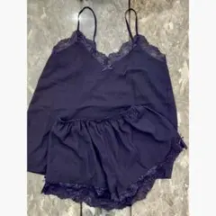 ジェラピケ　ジェラートピケ　レースキャミソール ショートパンツ セットアップのサムネイル