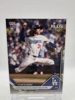 topps NOW タイラー・グラスノウ　6回無失点好投でサヨナラを演出