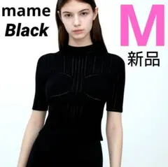 【M/黒】3Dメッシュセーター マメクロゴウチ mame ユニクロ 新品タグ付き