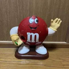 M&M's レッド クッキージャー 陶器製 箱付き レトロ ビンテージ
