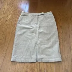 NATURAL BEAUTYコーデュロイスカート