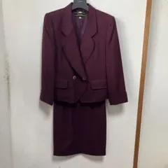 Leilian ワインレッド スーツセット (ジャケット・スカート)