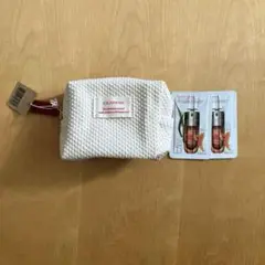 クラランス　ノベルティ　ポーチ　試供品(サンプル)付き
