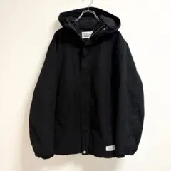 【美品L】ワコマリア ジャンバー ジャケット マウンテンパーカー ブラックのサムネイル