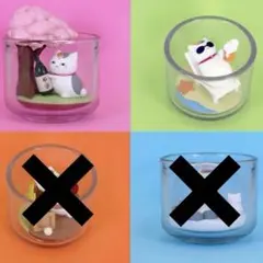 夏目友人帳　ガシャポン　ニャンコ先生　四季折々てらりうむ　春　夏　セット売り