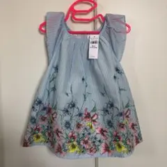【新品、未使用】babygap ワンピース チュニック 80 90 花柄
