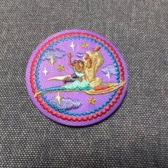 ディズニー刺繍缶バッチ　アラジン