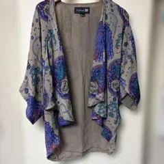 Forever 21 花柄 ローブ カーディガン Mのサムネイル