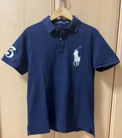 ポロラルフローレン カスタムフィット Mビッグポニー ポロシャツ ネイビー