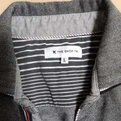 THE SHOP TK ポロシャツ グレー Lサイズ