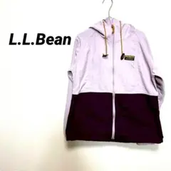 4470U エルエルビーン マウンテンパーカー M紫 バイカラー 軽量 ナイロン