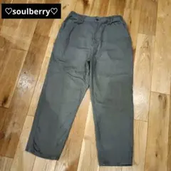 soulberry パンツ カーキ ソウルベリー　LL　カジュアルパンツのサムネイル
