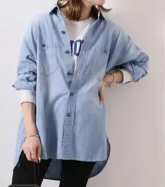 ジャーナルスタンダード 　シャンブレーシャツ　オーバーシャツ　Ｆ