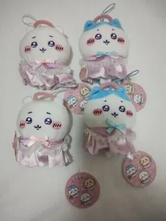 ちいかわ てんしあくま てんしな大きめマスコットハチワレ2匹 ちいかわ2匹 新品