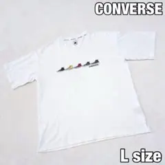 【コンバース】オールスタースニーカー刺繍 Tシャツ チャックテイラー メンズ L