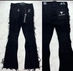 新品未使用 valabasasバラバサス フリンジクラッシュスキニーフレア 30