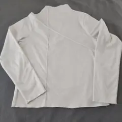 ホワイト 長袖 カットソー