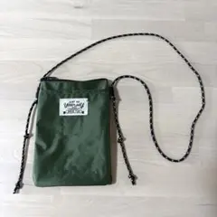 【匿名配送】カーキ色 サコッシュ