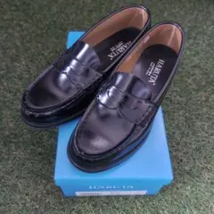 HARUTA ローファー 4514 黒 24 EE