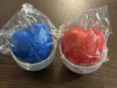 B'z FYOP ガチャガチャ リラクゼーションハート 赤青２個セット