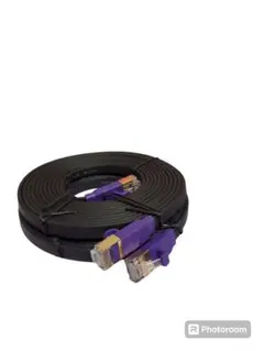 CAT8 3M LANケーブル (3m　2本、ブラック)