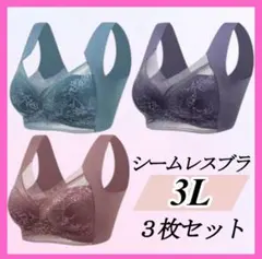 シームレスブラ ノンワイヤー ナイトブラ 着痩せ 下着 まとめ売り 美胸 大きい