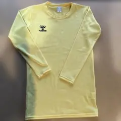 hummel 長袖 プラクティスシャツ イエロー 160