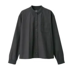 ブラックカラーシャツ 長袖