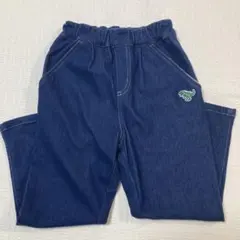 美品　クレードスコープ　パンツ　120 恐竜ワッペン　ネイビー