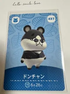 amiiboカード　ドンチャン　あつ森　アミーボ