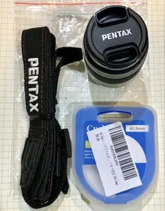ほぼ新品 PENTAX 02 スタンダードレンズ 純正ストラップ&新品フィルターのサムネイル