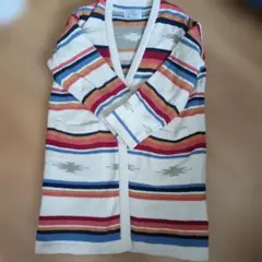 Anti Ballistic ストライプニットカーディガン