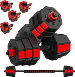 バーベルにもなる ダンベル 5kg 10kg 15kg 20kg ２個セットのサムネイル