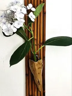掛け花入 壁掛け花瓶 フラワーベース 焼き締め 花器 茶室 茶道 - メルカリ